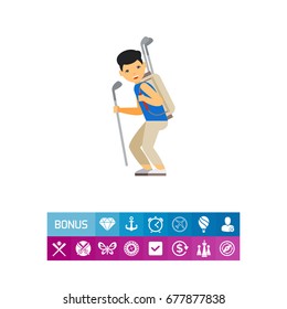 Golf Caddy Icon