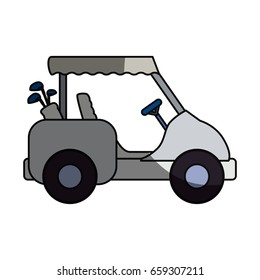 Golf caddy vehicle
