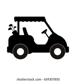 Golf caddy vehicle