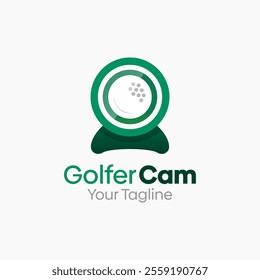 Golf Camera Logo Design Template. Good for Business, Agency, Community and Organization.