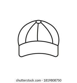 Icono del tapón de golf en forma de contorno aislado en fondo blanco. Símbolo del club de golf ilustración vectorial.
