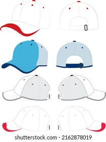 Stockbild des Golf-Cap-Sets