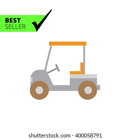 Golf car icon