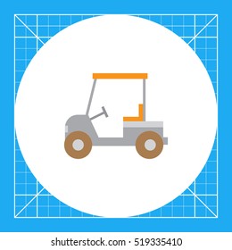 Golf car icon