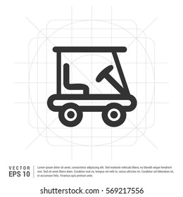 Golf Car Icon
