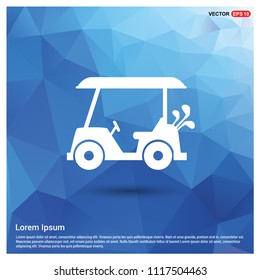 Golf Car Icon - Free vector icon