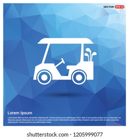 Golf Car Icon - Free vector icon