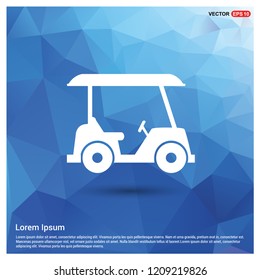 Golf Car Icon - Free vector icon