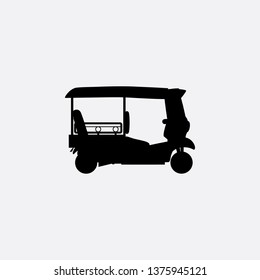 golf car icon vector