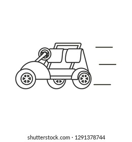 golf car isolated icon