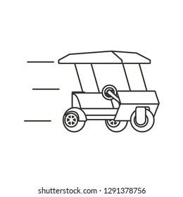 golf car isolated icon