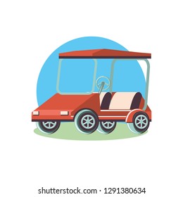 golf car isolated icon