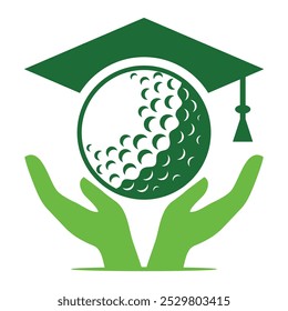 Golf Care education Icon Logo Design Element
