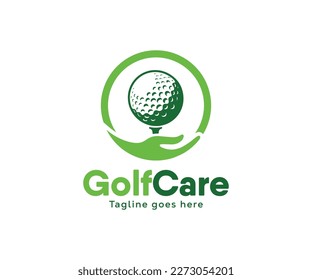 Design-Vorlage für Golf Care-Logos. Design für kreatives Golf-Logo