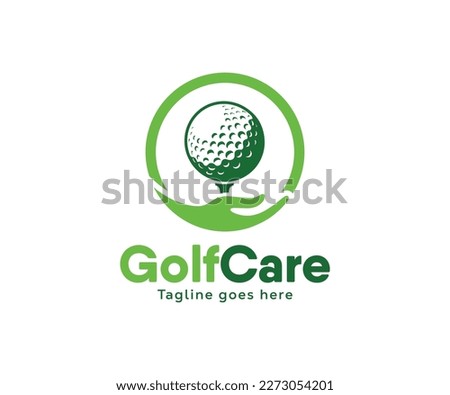 Golf Care Logo Design Template. Creative Golf Logo Design