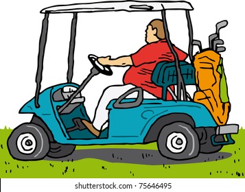 228 Golf cart sketch Images, Stock Photos & Vectors | Shutterstock