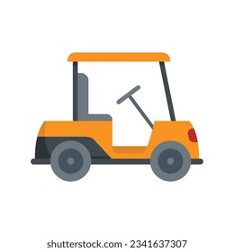 Golf cart activity icon. Flat illustration of Golf cart activity vector icon for web design isolated