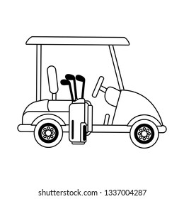 Golf Cart Buggy Side View Vector Stock Vector (Royalty Free) 1451237594 ...