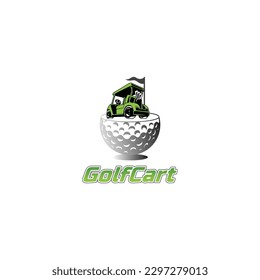 VECTOR DE LOGOTIPO DE LA EMPRESA DE COCHE DE GOLF