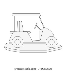 golf cart icon image 