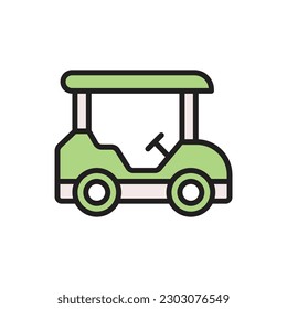Golf Cart Icon Vector Illustration