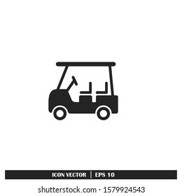 Golf cart Icon Vector Logo Template Design Element