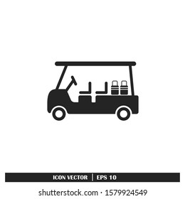 Golf cart Icon Vector Logo Template Design Element
