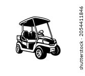 golf cart illustration vector art