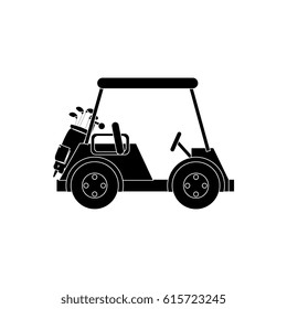 golf cart isolated icon