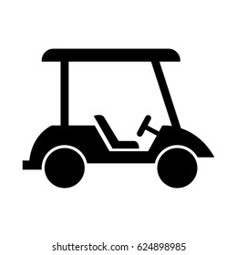 golf cart isolated icon