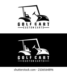 Golf Cart Logo Design Vector	