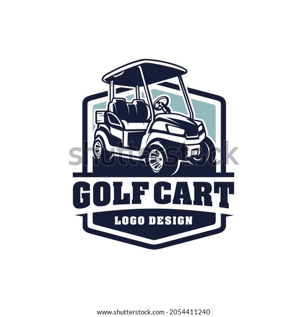Golf Cart Logo Isolated Vector Stock Vector (Royalty Free) 2054411240