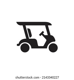 Logo für Golfcarts, einfach und elegant, EPS10-Vektorgrafik