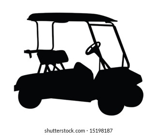 Golf Cart Vector Illustration