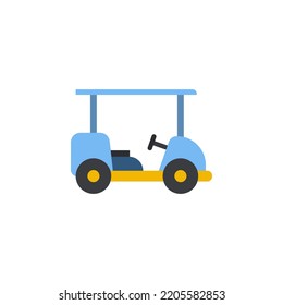 vector de carrito de golf para presentación de iconos de símbolo del sitio web