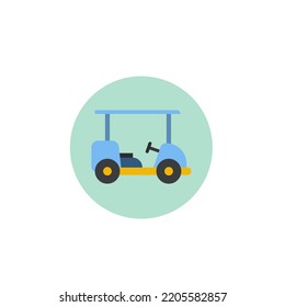 golf cart vector for website symbol icon presentation