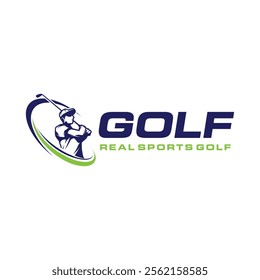 Golf center Logo Design Illustration vector