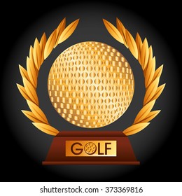 golf championship design, vector illustration eps10 graphic 