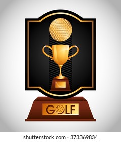 golf championship design, vector illustration eps10 graphic 