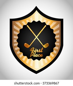 golf championship design, vector illustration eps10 graphic 