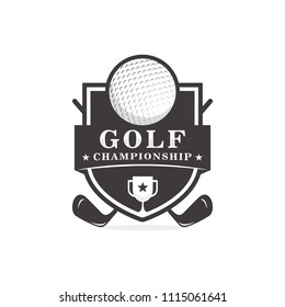 Golf championship logo