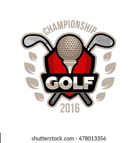 886 Shield golf logo Images, Stock Photos & Vectors | Shutterstock