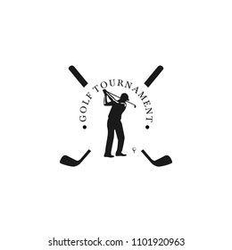 Golf club badges logo template. Sport badges vector illustration
