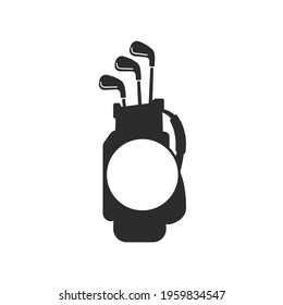 Golf club and ball set Isolated on white background for golf lovers.
