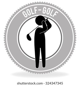 golf club design, vector illustration eps10 graphic 
