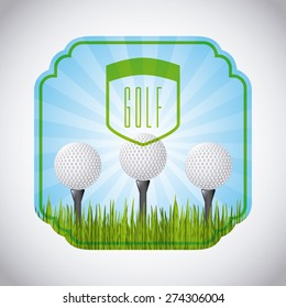 golf club emblem design, vector illustration eps10 graphic 