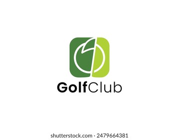 Golf club emblem logotype template vector Design Illustration. Golf club logo design