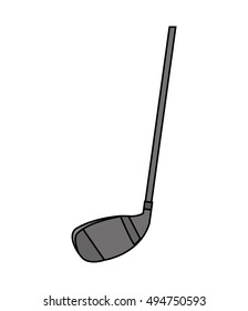 golf club equipment icon vector illustration design