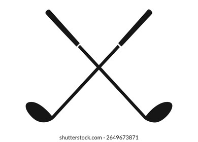 golf club flat icon. golf stick for sports element. vector illustration	