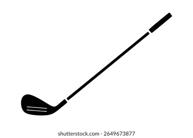golf club flat icon. golf stick for sports element. vector illustration	